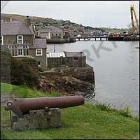 The cannon is said to be from 'The Liberty'