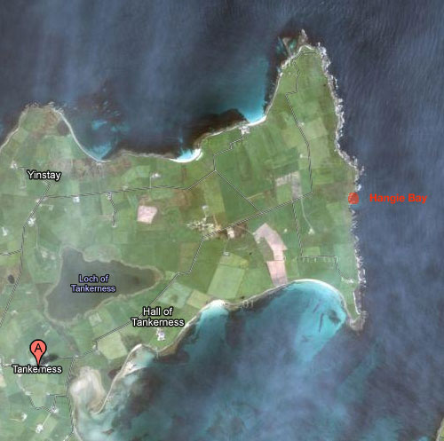 Hangie Bay on Google Maps